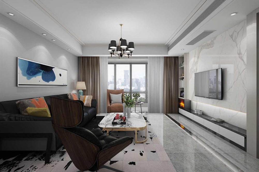 黔西南布依族苗族自治州100平米以下現代前衛風格華邦祥和園室內設計效果圖