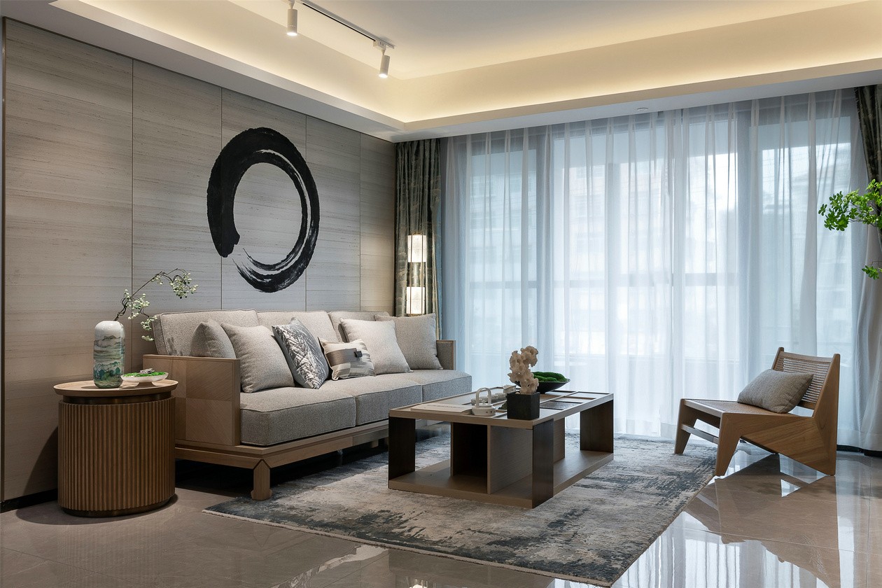 廣州市錦繡銀灣現(xiàn)代簡(jiǎn)約風(fēng)格三居室裝修案例