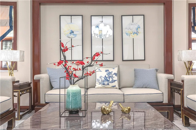 遵義301平米以上新中式風格室內設計效果圖