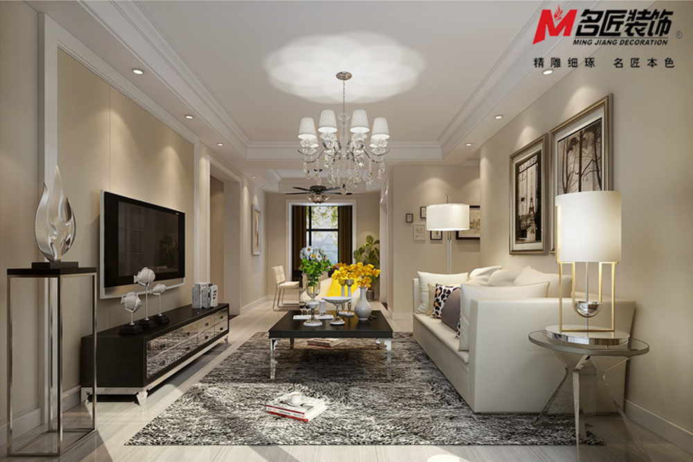 合肥市龍湖&middot;龍譽中心現代簡約風格三居室裝修案例