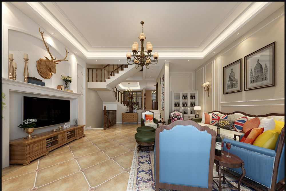 桂林201-300平米北歐風格長島16區裝修設計效果圖