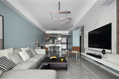 德陽市電信小區(qū)現(xiàn)代簡約風格三居室裝修案例