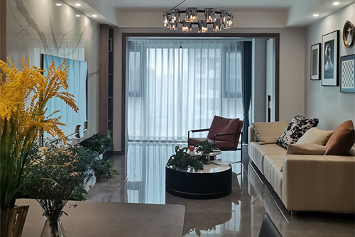 德陽(yáng)市采氣隊(duì)家屬區(qū)現(xiàn)代簡(jiǎn)約風(fēng)格三居室裝修案例