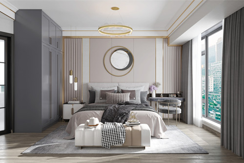 茂名市海景明珠&middot;鉑金時光現代簡約風格三居室裝修案例