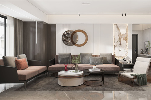 潮州市八號工業區住宅現代簡約風格三居室裝修案例