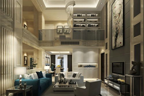 海口201-300平米現(xiàn)代簡約風格國際名城裝修設計效果圖