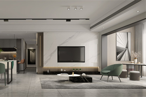 海口市海口華潤(rùn)中心現(xiàn)代簡(jiǎn)約風(fēng)格四居室裝修案例