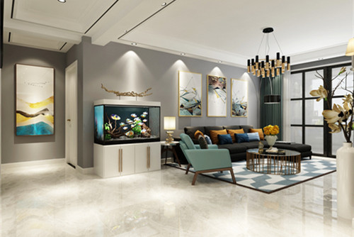 泰州市濱江新區富陽社區二區現代簡約風格三居室裝修案例