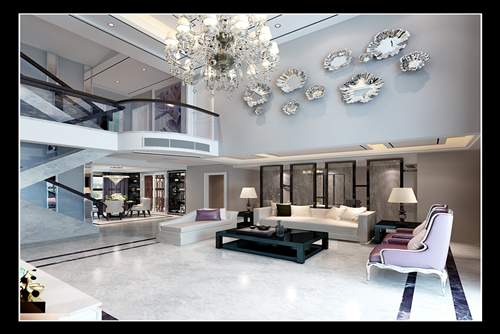 泉州市潯興華林春天現代簡約風格復式裝修案例