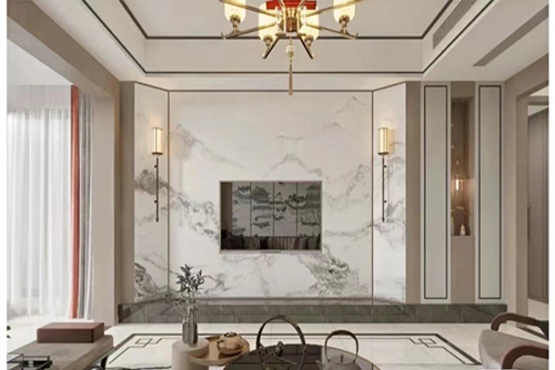 揭陽市博雅苑B區(qū)新中式風格平層裝修案例