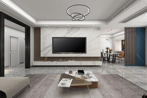 江門市伯爵半島現(xiàn)代風(fēng)格三居室裝修案例