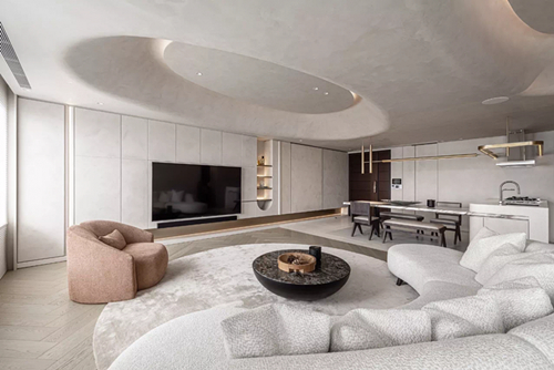 韶關(guān)市中核錦苑現(xiàn)代簡約風(fēng)格復(fù)式裝修案例