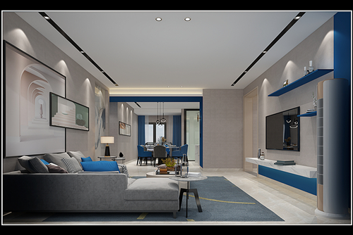 衢州市紫荊花苑現(xiàn)代簡約風(fēng)格四居室裝修案例