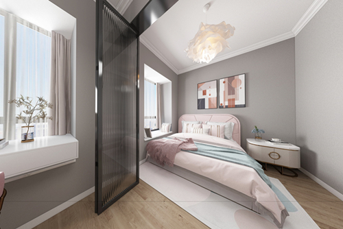 廣州市江山時(shí)代現(xiàn)代簡(jiǎn)約風(fēng)格二居室裝修案例