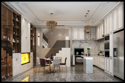 涼山彝族自治州百貨公司百貨站生活區(qū)現(xiàn)代簡約風(fēng)格別墅裝修案例