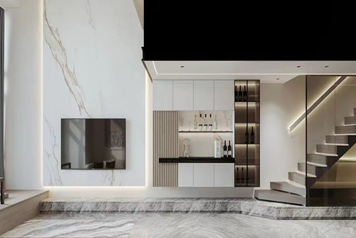 清遠市萬科華府現代簡約風格復式裝修案例