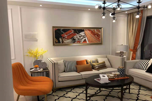 海口市安全廳宿舍現代簡約風格三居室裝修案例