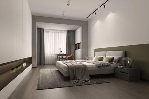 海口市昌茂水木清華現代簡約風格三居室裝修案例