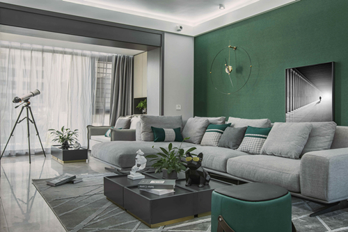 海口市愛華小區(qū)現(xiàn)代簡約風格三居室裝修案例