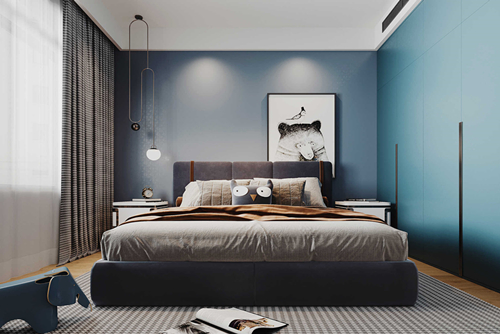 江門市鶴山經緯花園歐式風格三居室裝修案例