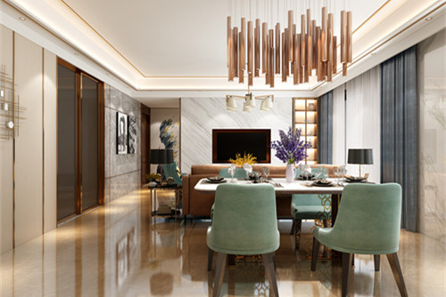 中山市萬科城市之光現代簡約風格四居室裝修案例