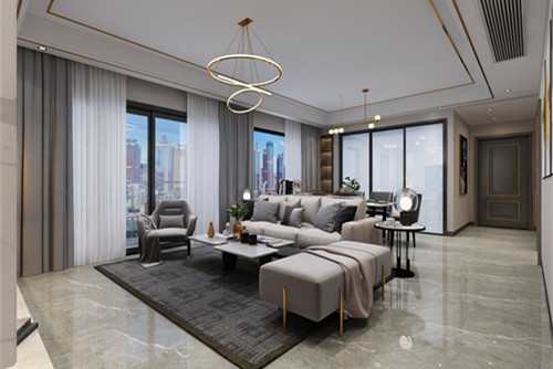 中山市佳兆業(yè)香山御府現(xiàn)代簡(jiǎn)約風(fēng)格三居室裝修案例