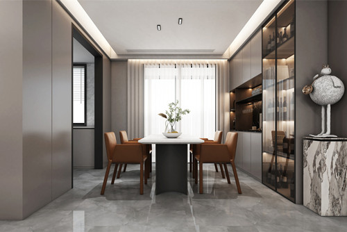 潮州市庵埠亨利路建行宿舍現代簡約風格三居室裝修案例