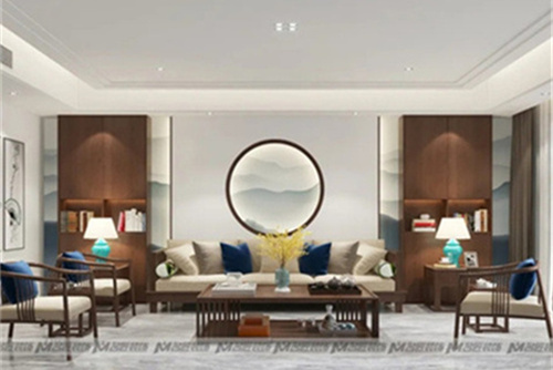 潮州市八號工業區住宅新中式風格五居室裝修案例