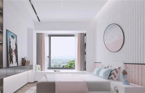 潮州市八號工業區住宅新中式風格四居室裝修案例