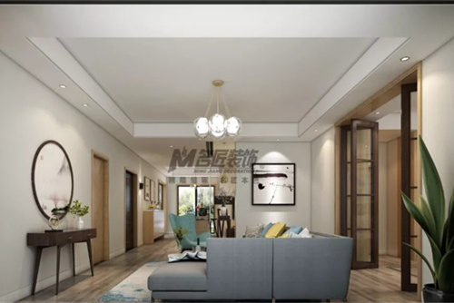 合肥市通和&middot;星辰同輝現(xiàn)代簡約風格四居室裝修案例