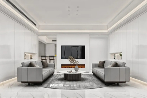 汕頭市和府現(xiàn)代簡約風格四居室裝修案例