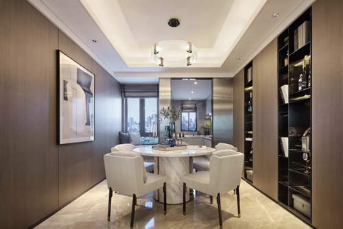 珠海市綠景璽悅灣現代簡約風格三居室裝修案例